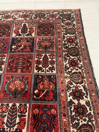 Alfombra persa estilo Bakhtiari - Diseño de jardín