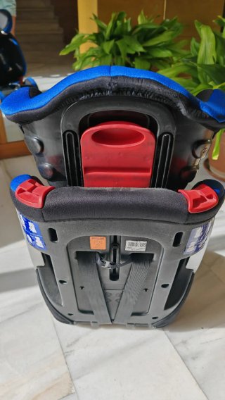 Silleta coche Sparco azul y negro