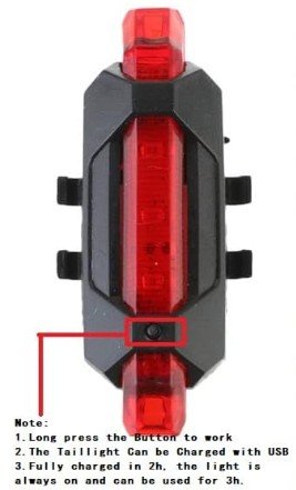 LUCES LED BICICLETA RECARGABLES USB