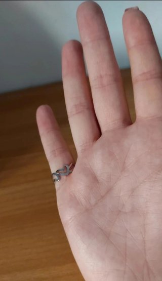 Anillo Corazones Plata Ajustable Mujer