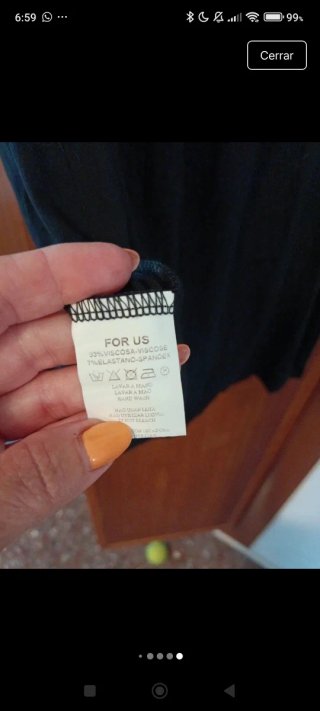 Vestido negro manga larga