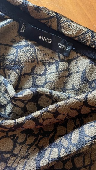 Falda larga estampado serpiente