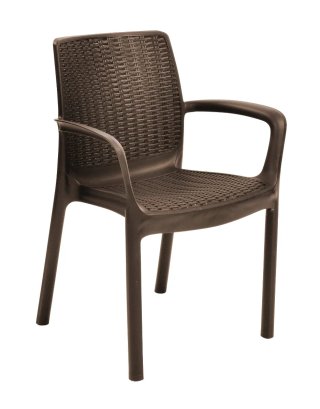 Conjunto Mesa y Sillas Jardín Marrón