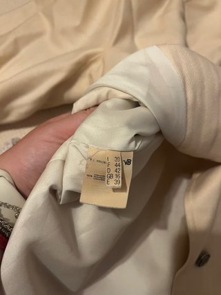 Blazer Elena Mirò Beige Spalle Imbottite L