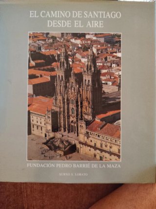 Libro camino de santiago desde el aire