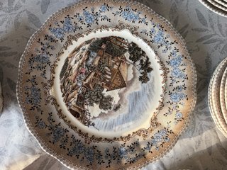 Vajilla La Cartuja de Sevilla Porcelana