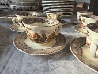 Vajilla La Cartuja de Sevilla Porcelana