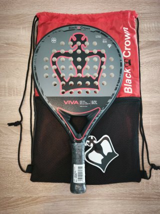 Pala de pádel Black Crown VIVA