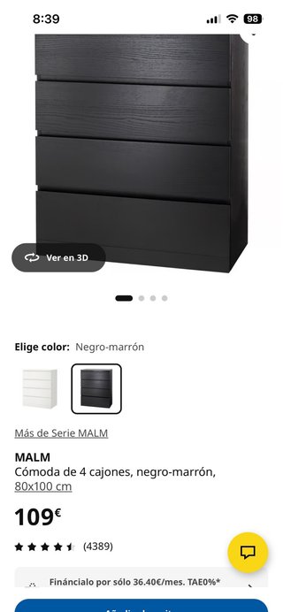 Cómoda MALM 4