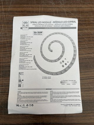 Kit Módulo LED Espiral Bel Air 36W
