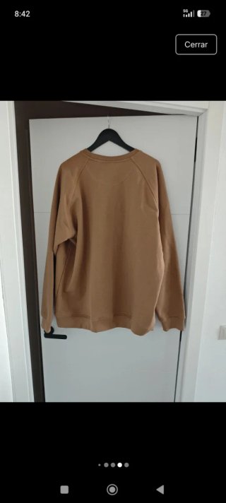 Sudadera Adidas Marrón/Beige Talla XXL