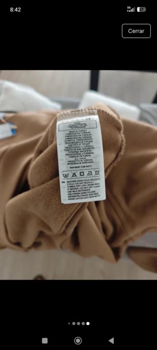 Sudadera Adidas Marrón/Beige Talla XXL