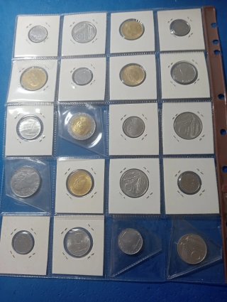 Monete Repubblica Italiana in cartella