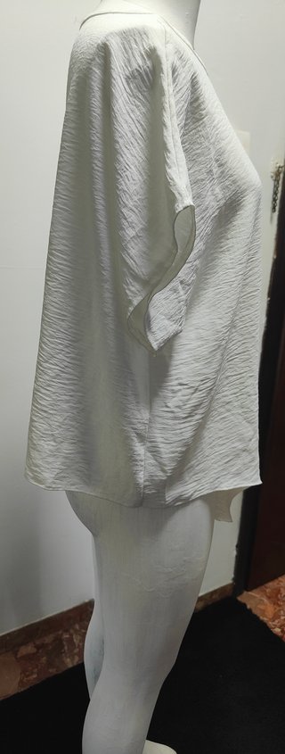 Maglietta bianca con nodo taglia unica