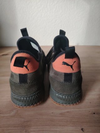 Zapatillas Puma Ignite Verde Naranja