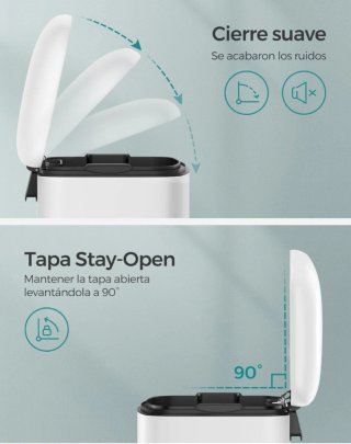 Cubo de Basura SONGMICS 30L
