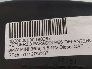 REFUERZO PARAGOLPES DELANTERO BMW MINI (R56) 1.6 16V Diesel CAT