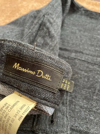 Pantalón Massimo Dutti Gris Talla 42
