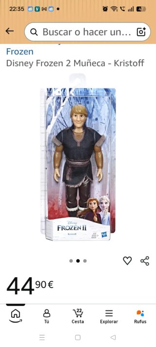 Muñeco Kristoff Frozen