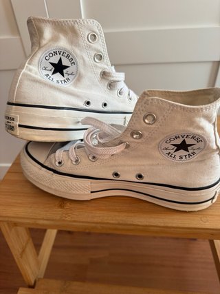 Converse Bambas Blancas Talla 38
