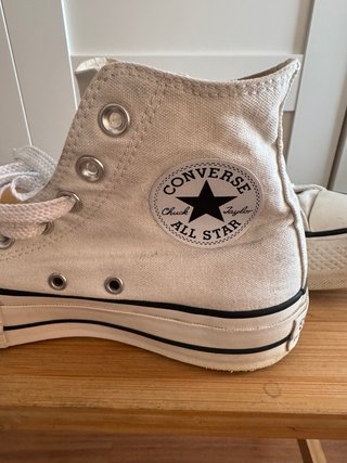 Converse Bambas Blancas Talla 38
