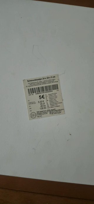 Joyero blanco con compartimentos