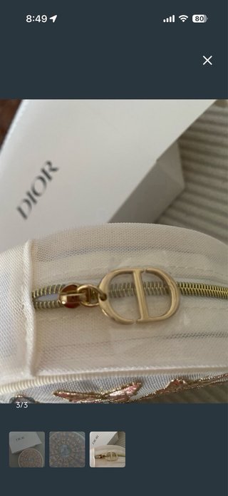 Necessaire Dior Mariposas Bordado