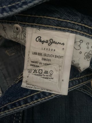 Pantalón corto vaquero mujer pepe jeans