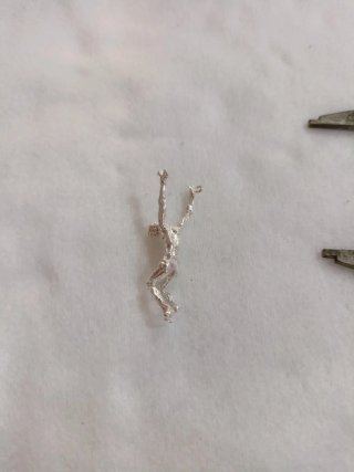 Cristo de plata original para cadena