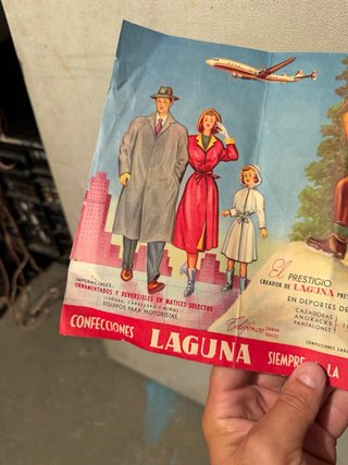 Cartel Publicidad Laguna Vaqueros