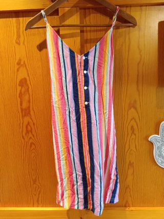 Mono corto mujer rayas