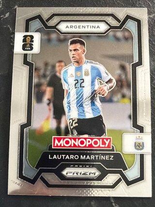 Carta Lautaro Martínez Monopoly Prizm