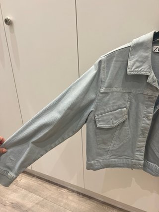 Chaqueta tejana Zara azul Talla M