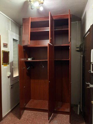 Armario madera marrón 270x135x55