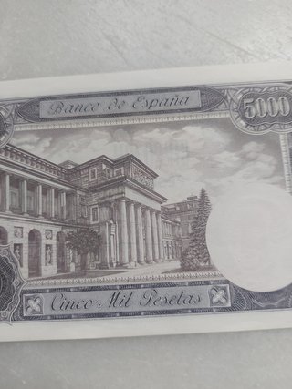 Billete 5000 Pesetas Banco de España 1976