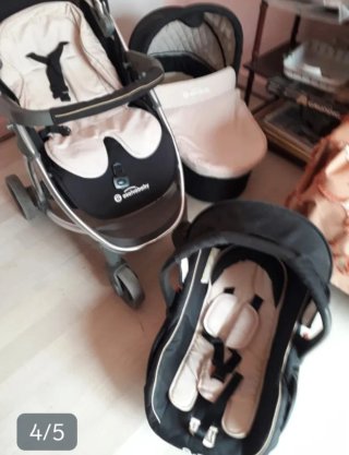 Carrito bebé 3 piezas