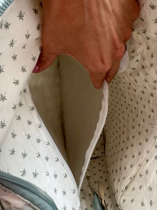 Bolso Walking Mum cuadros vichy verde