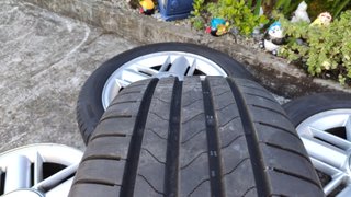 4 Jantes R. Laguna 2 16" + 3 pneus novos 205/55R16