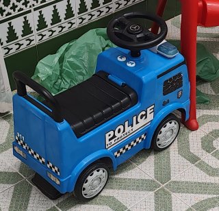 Correpasillos Policía Azul