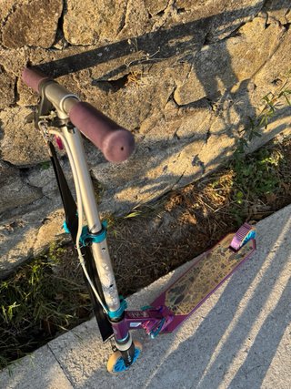 Patinete Oxelo Plegable Morado