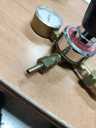 Regulador Acetileno STAG c/Válvula Seguridad