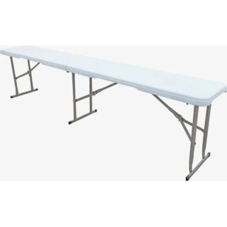 Banco Plegable Blanco y Gris