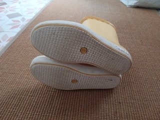 Botas de agua Tribord talla 35 amarillas