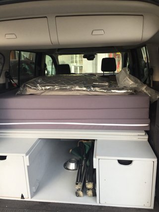 Colchón para camper gris