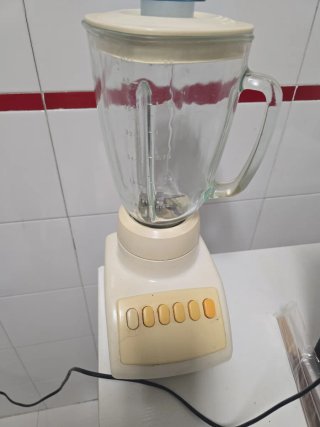 Batidora de vaso de cristal