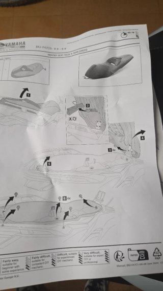 Asiento  Yamaha Xmax 300 Tech