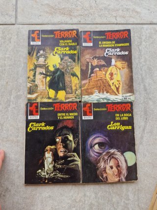 Novela de bolsillo. Colección Terror.