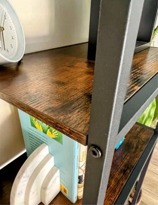 Estantería Industrial Moderna madera y metal