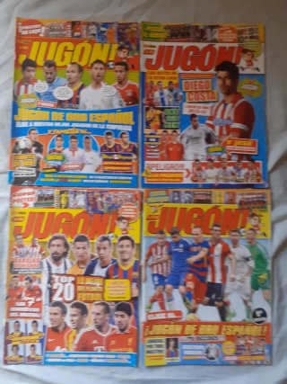 Lote 23 revistas de fútbol jugon