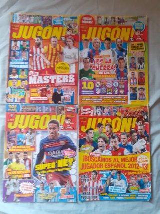 Lote 23 revistas de fútbol jugon